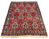 #7522 Vintage Persian Bakhtiar wool on cotton base